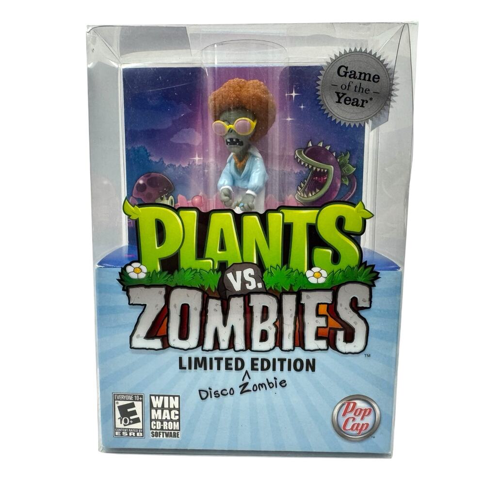 Plants vs. Zombies: Game of the Year - Limited Edition Disco Zombie NEW - Picture 2 of 5